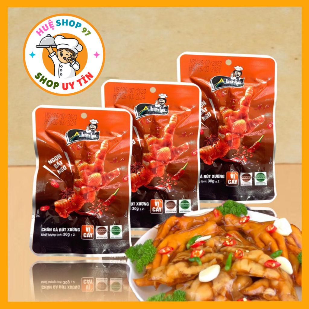 Combo 5 chân gà rút xương ALISHAN 30g