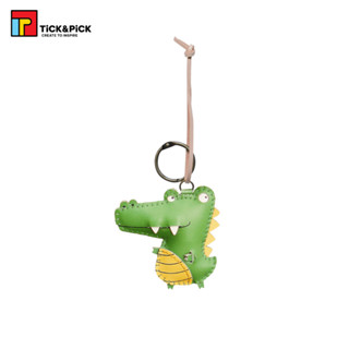 Móc Khóa Da Thủ Công TICK & PICK Túi Xách, Balo, Chìa Khóa Hình Thú Bông Động Vật Hoang Dã Dễ Thương