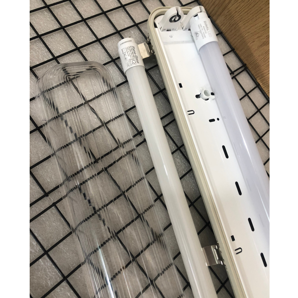 Máng đèn led chống thấm đôi 0.6m, 1.2m - Máng Đèn LED Chống Thấm Đôi 0.6M 1.2M AD-C2-60-120