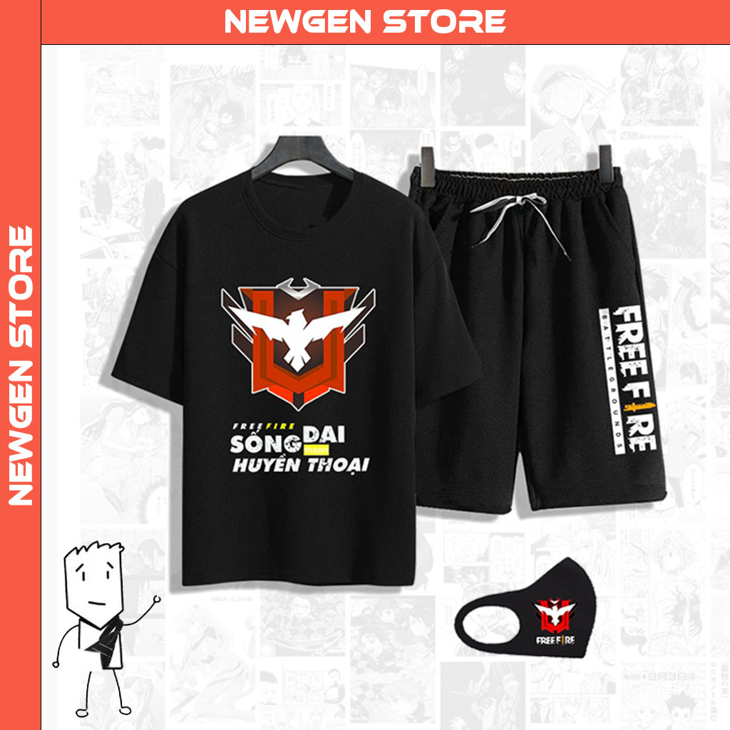 Quần Áo Free Fire Rank Holo - Rank Huyền Thoại, Áo Free Fire hình in cực ngầu | Newgen store - Thời trang game thủ