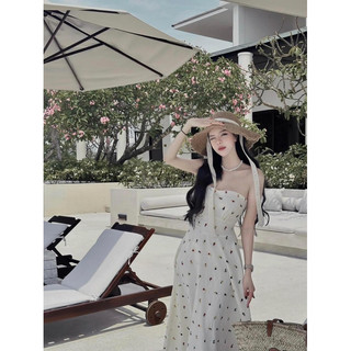 ⭕️⭕️NEW ĐẦM MAXI THÊU HOA MPB
