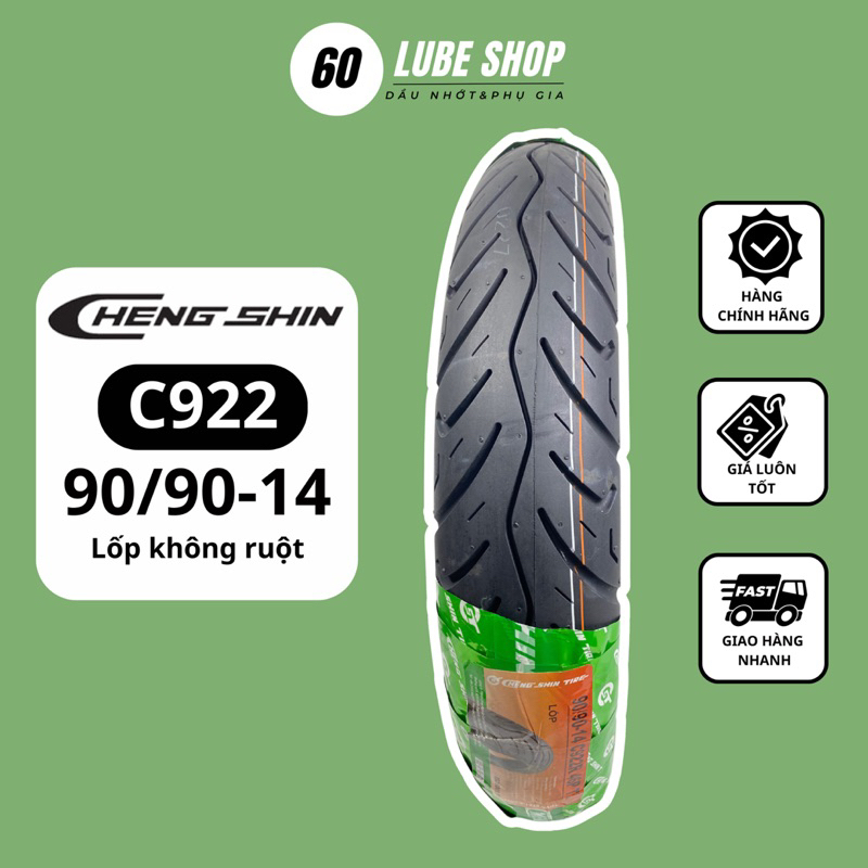 Vỏ lốp xe máy CHENGSHIN C 922 90/90-14 TL