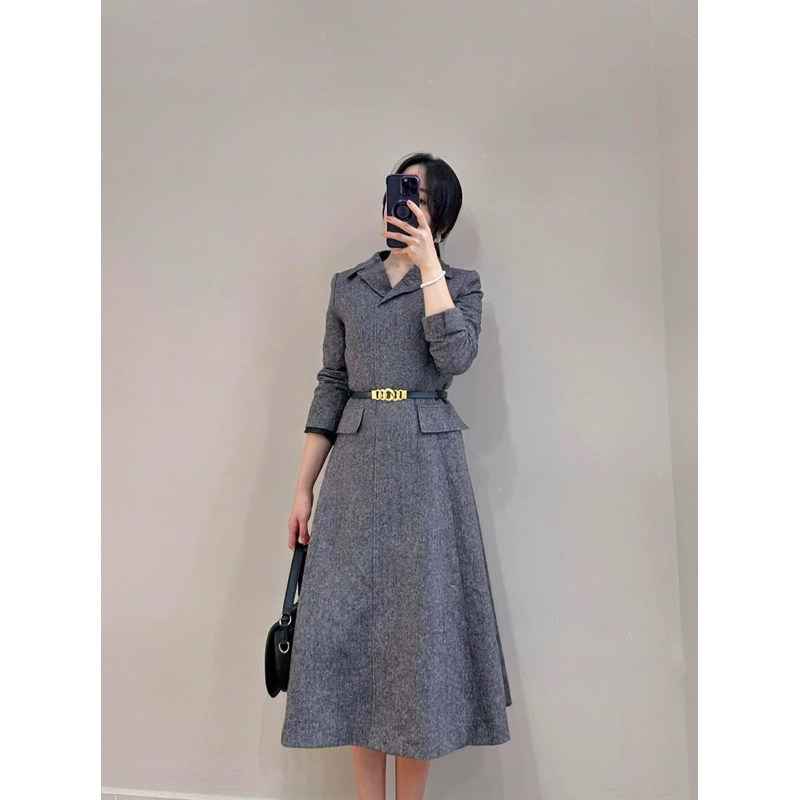 Đầm dạ xuất Hàn size S, M