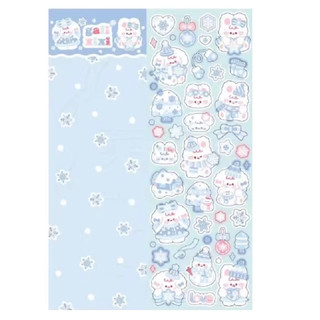 Hình dán sticker trang trí top loader siêu xinh HDT03