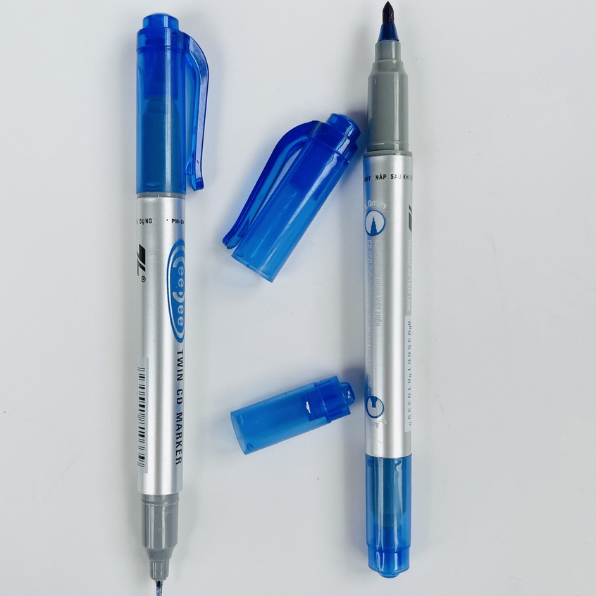 Bút Dạ Lông Dầu nhỏ Thiên Long PM-04 2 Đầu Nét Nhỏ 1.0 và 0.4mm