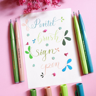Bút viết Thư Pháp Calligraphy Pentel Brush Sign Pen