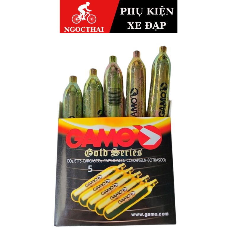 Bình CO2 12g không ren bình co2 Gamo dài 8.4cm