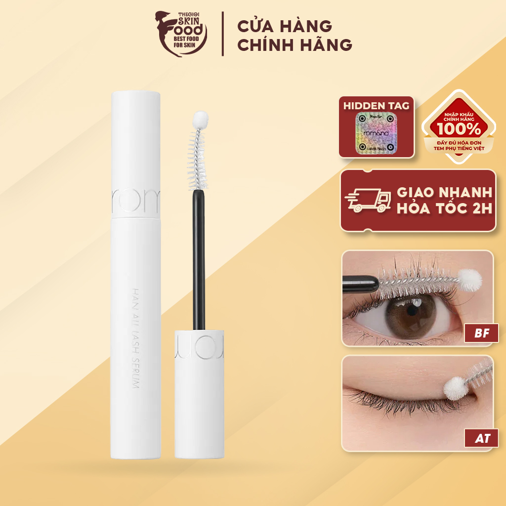 Tinh Chất Dưỡng Mi Dài Và Dày Romand Han All Lash Serum 8ml