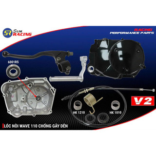 Lốc Côn Tay Sum Racing Gắn Wave Nhỏ 100, Wave Thái 110, Xe Trung Quốc, Xe 50cc Phụ Kiện PKPEE