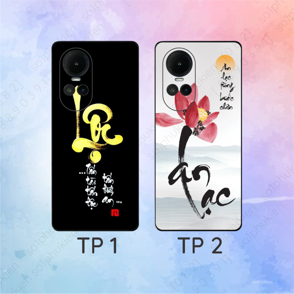 Ốp lưng Oppo Reno 10 5G / Oppo Reno 10 Pro 5G  dẻo đen in hình thư pháp, nhiều mẫu thiết kế đẹp