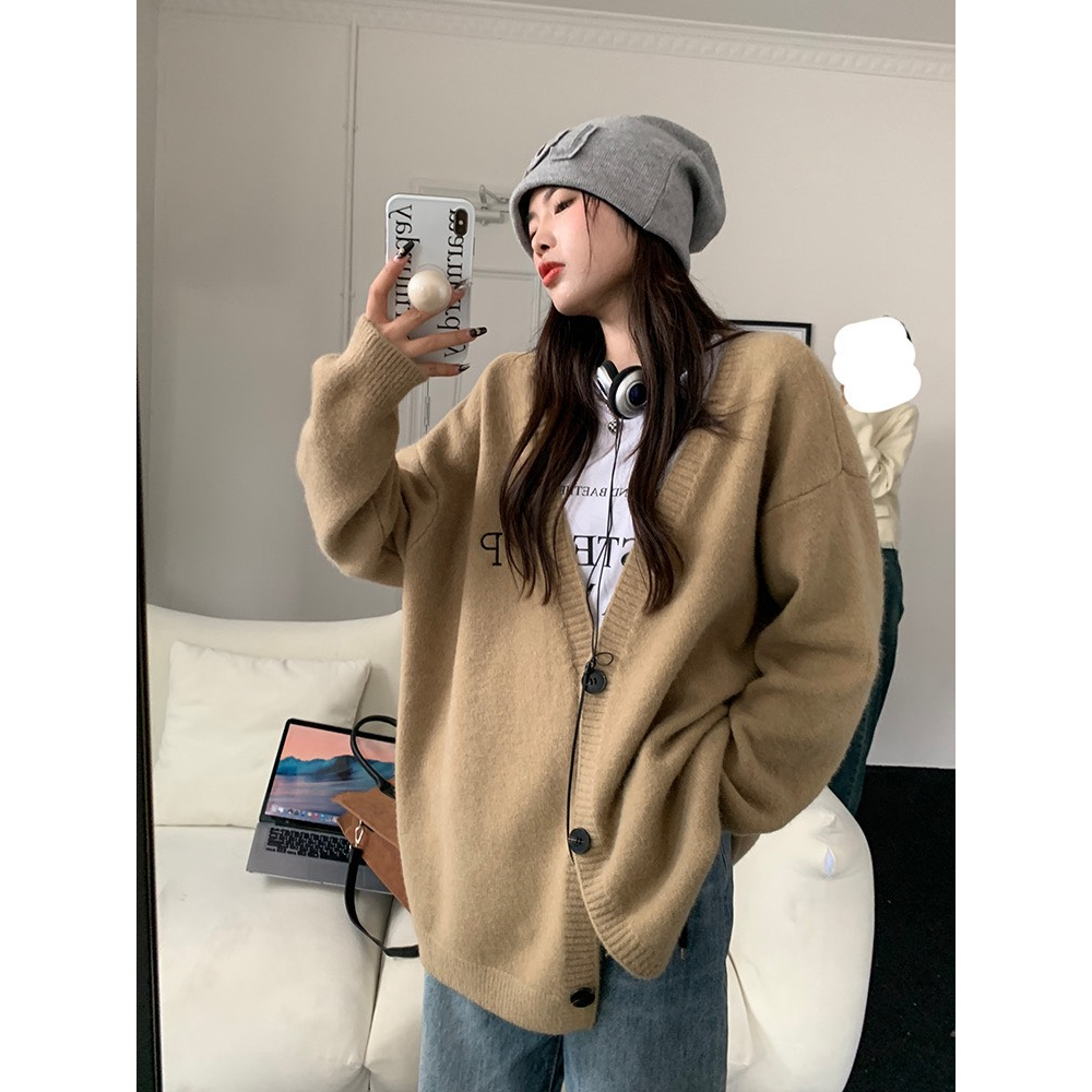 [Mã FADEP0610 giảm 10K đơn 99K] Áo khoác len cardigan trơn basic deliz quảng châu nhiều màu thời trang Bunny | BigBuy360 - bigbuy360.vn