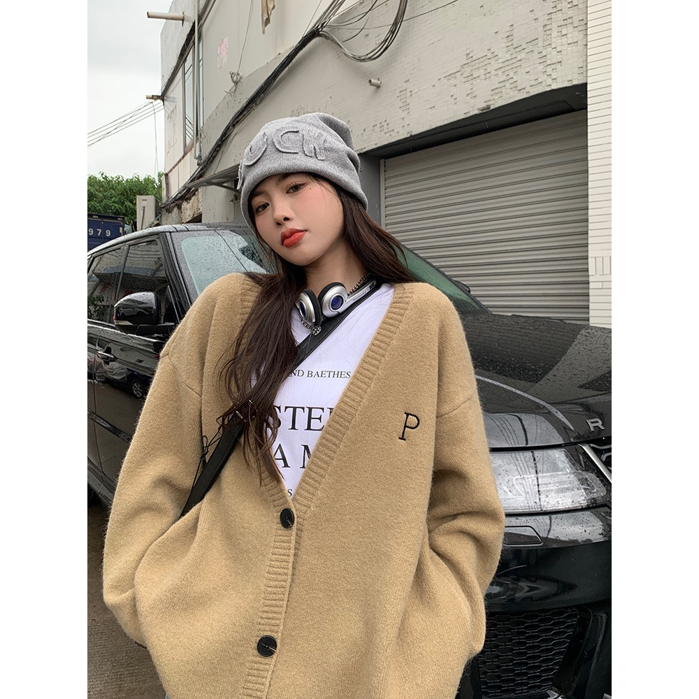 [Mã FADEP0610 giảm 10K đơn 99K] Áo khoác len cardigan trơn basic deliz quảng châu nhiều màu thời trang Bunny | BigBuy360 - bigbuy360.vn