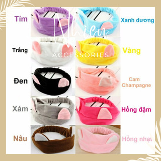 Băng đô tai mèo cute , Băng đô rửa mặt
