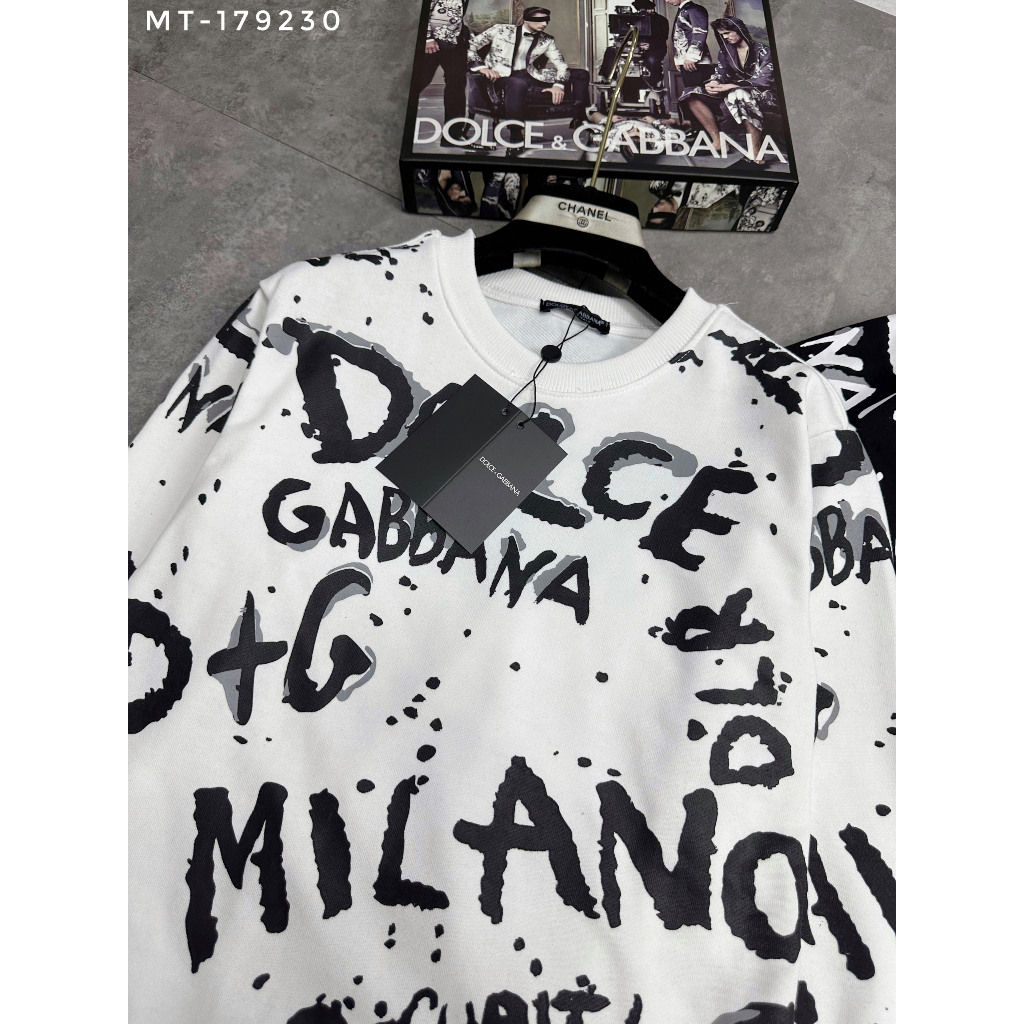 Áo thu đông Dolcce gabana cổ bo viền thời trang nam cao cấp