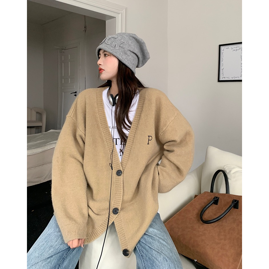 [Mã FADEP0610 giảm 10K đơn 99K] Áo khoác len cardigan trơn basic deliz quảng châu nhiều màu thời trang Bunny | BigBuy360 - bigbuy360.vn