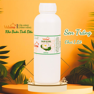 Tinh Dầu Sen Trắng 1 LÍT VIDAME - Hàng Cao Cấp cực kỳ thơm, hương hoa sen thơm mát, thanh tịnh