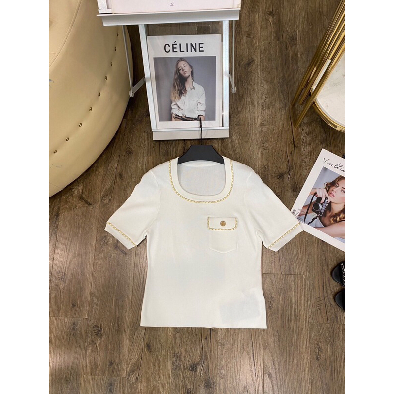 💥 Áo mongtoghi phối viền xích  , Cao cấp 👉 #Áo dáng ôm nhẹ#