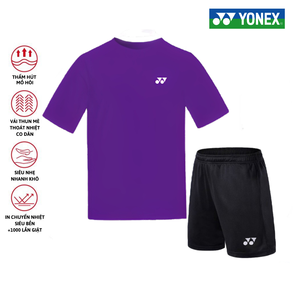 Quần áo cầu lông Yonex chuyên nghiệp mới nhất sử dụng tập luyện và thi