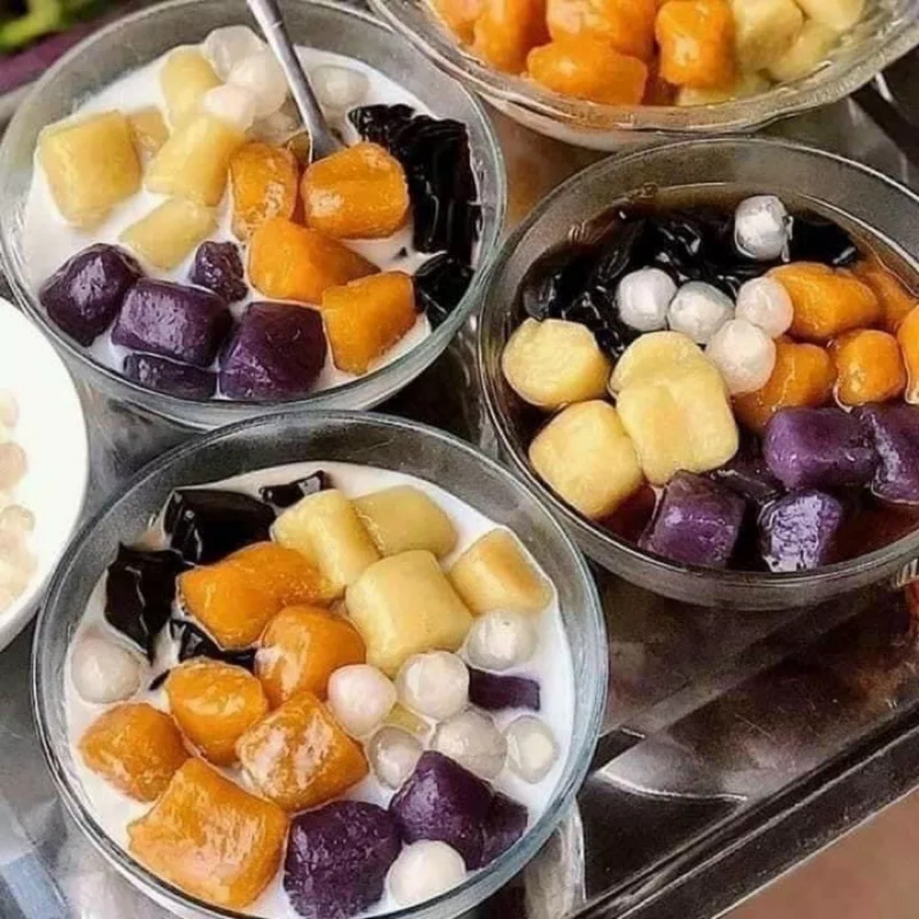 Khoai dẻo nấu chè, khoai dẻo viên sẵn 500g/ 1kg