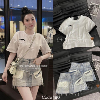 CHÂN VÁY JEANS (KÈM VIDEO HÌNH THẬT)