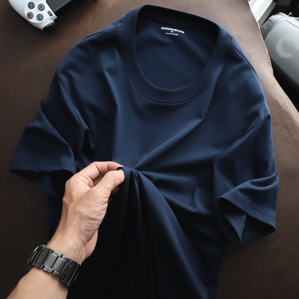 Áo thun nam Basic RVL-Tion SS22 ICONDENIM chất Liệu Cotton mềm mại thông thoáng - ATID0190