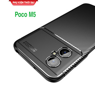 Ốp lưng Poco M4 Pro 4G / Poco M5  hiệu rằn ri nhựa sần chống mồ hôi vân tay siêu bền hiệu Auto Focus