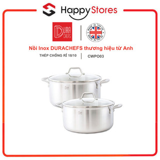 Nồi Inox DURACHEFS 28cm 30cm Chính hãng thương hiệu từ Anh