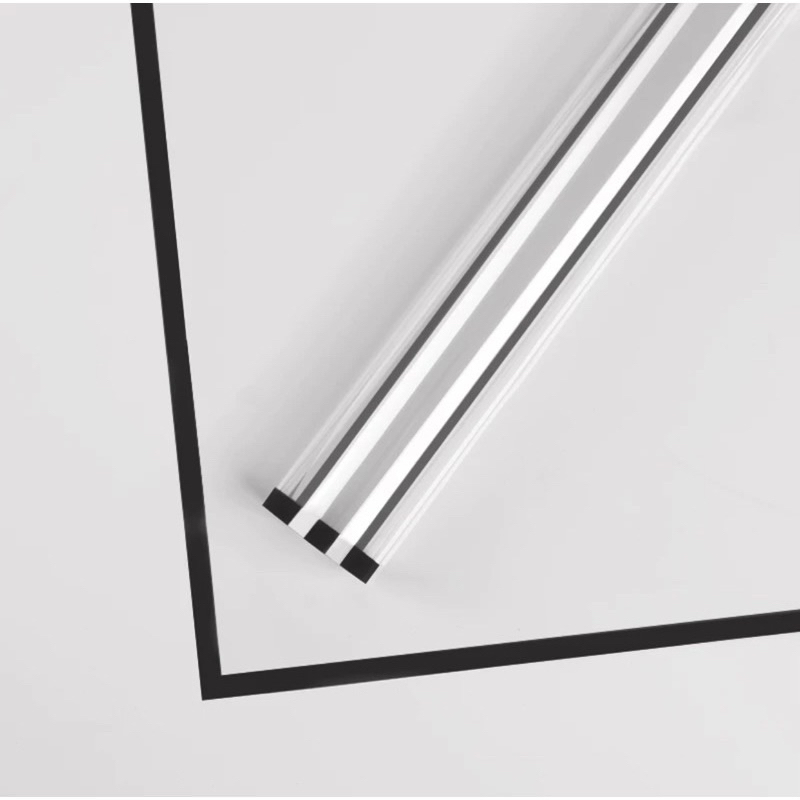 Xấp 20 tờ giấy bóng kính viền màu