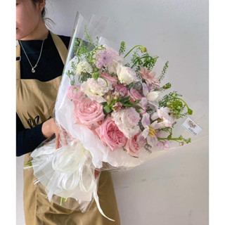  Giấy bóng kính loại cứng gói hoa trong suốt xấp 20 tờ 