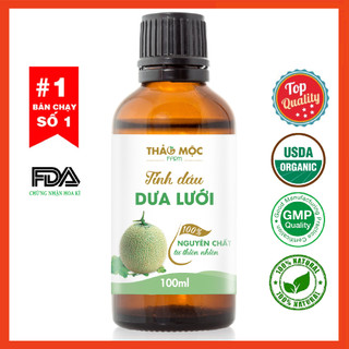 Tinh dầu Dưa Lưới Thảo Mộc nguyên chất từ thiên nhiên, xông phòng, thơm phòng, thư giãn, đuổi muỗi