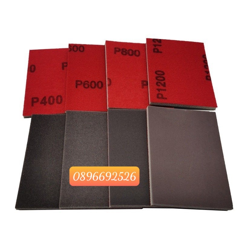 Nhám Xốp Máy Hạ Cam ♥️  ♥️ Nhám Xốp Cho Máy Đánh Bóng Hạ Cam 75x100mm