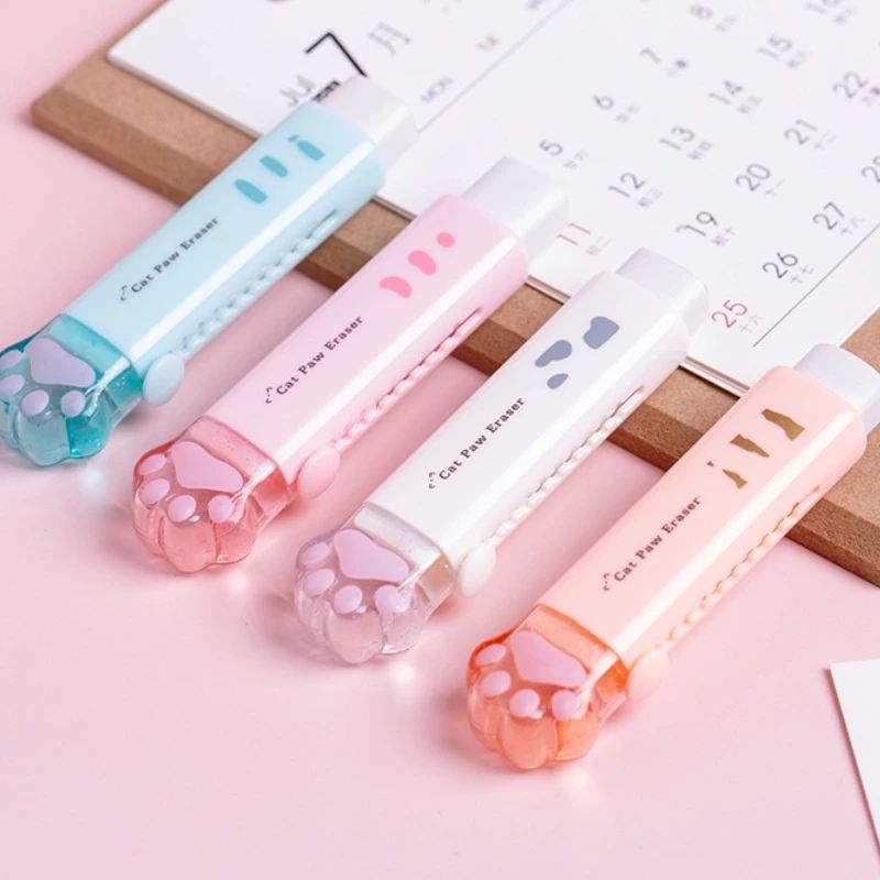 Gom tẩy hình chân mèo siêu dễ thương