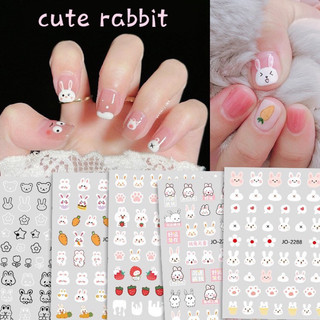 Sticker dán móng tay nail mẫu bé thỏ dễ thương