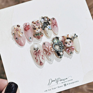 Sticker dán móng tay nail mẫu bé thỏ dễ thương