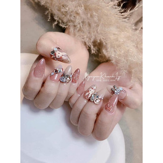 Sticker dán móng tay nail mẫu bé thỏ dễ thương