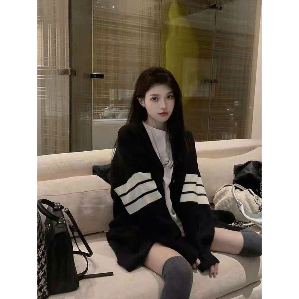 Áo cardigan tay sọc Vân.Melo hot hit douyin Trung