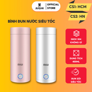 Bình đun nước mini siêu tốc JIashi trong vòng 5 phút pha sữa, trà, cafe, đi du lịch dã ngoại hàng nội địa cao cấp BDN01
