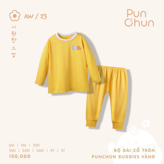 [ PUNCHUN BUDDIES ] Bộ dài tay cổ tròn cho bé AW23