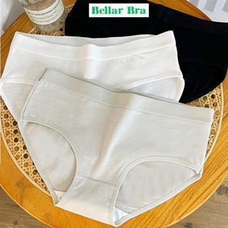 Quần lót nữ cotton lưng thun co giãn ôm eo quyến rũ, đáy may 2 lớp kháng khuẩn Bellar Bra L--2020