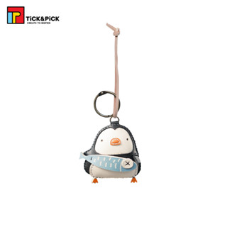 Móc Khóa Da Thủ Công TICK & PICK Túi Xách, Balo, Chìa Khóa Thiết Kế Thú Bông Dễ Thương Hình Động Vật Biển