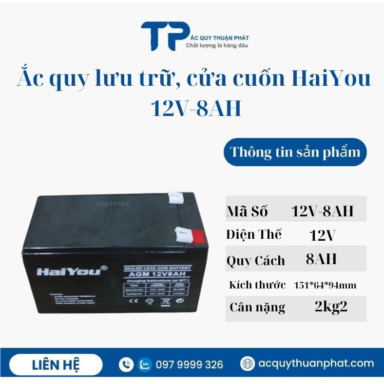 Bình ắc quy kín khí ups 12V-7ah 12V-8ah