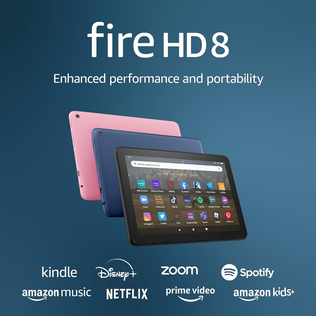 MÁY TÍNH BẢNG AMAZON FIRE HD 8/8 PLUS 12TH [HÀNG CHÍNH HÃNG-NEW SEAL]