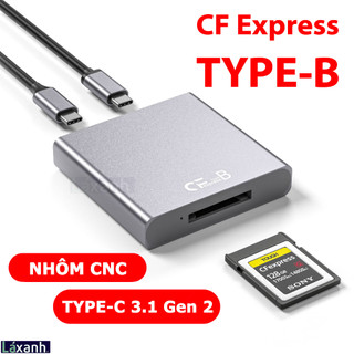 Cf express cfexpress type-b | đầu đọc thẻ nhớ cfexpress type b usb 3.1 gen2 high speed 10gbps tốc độ cao card reader