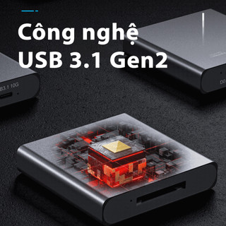 CF Express CFExpress Type-B | Đầu đọc thẻ nhớ CFExpress Type B USB 3.1 Gen2 High Speed 10Gbps tốc độ cao Card Reader
