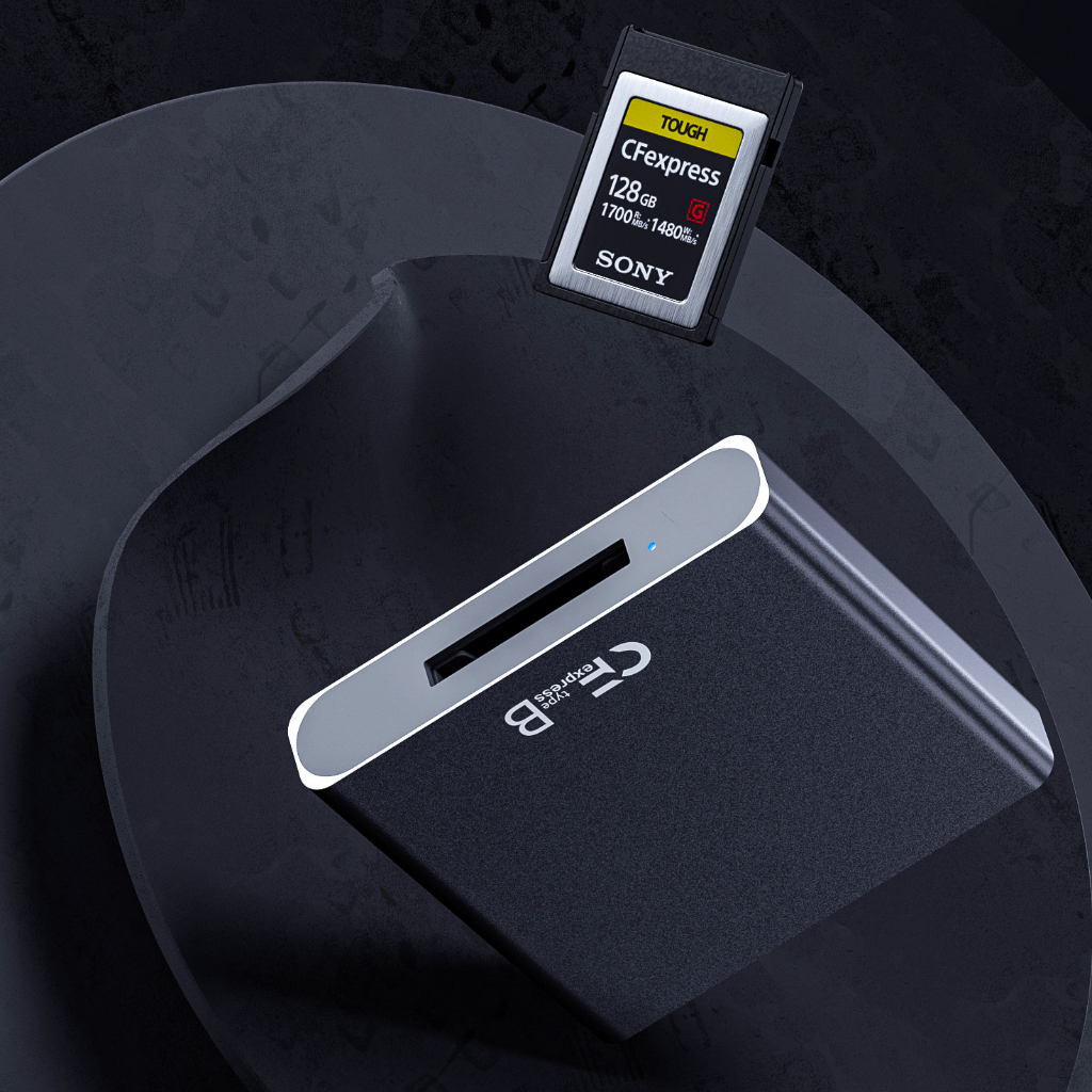 CF Express CFExpress Type-B | Đầu đọc thẻ nhớ CFExpress Type B USB 3.1 Gen2 High Speed 10Gbps tốc độ cao Card Reader