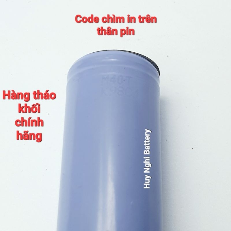 Pin 21700 SamSung 40T  Hàng Tháo Thiết Bị , Dòng Xả 35A, Chuyên Xả Cao
