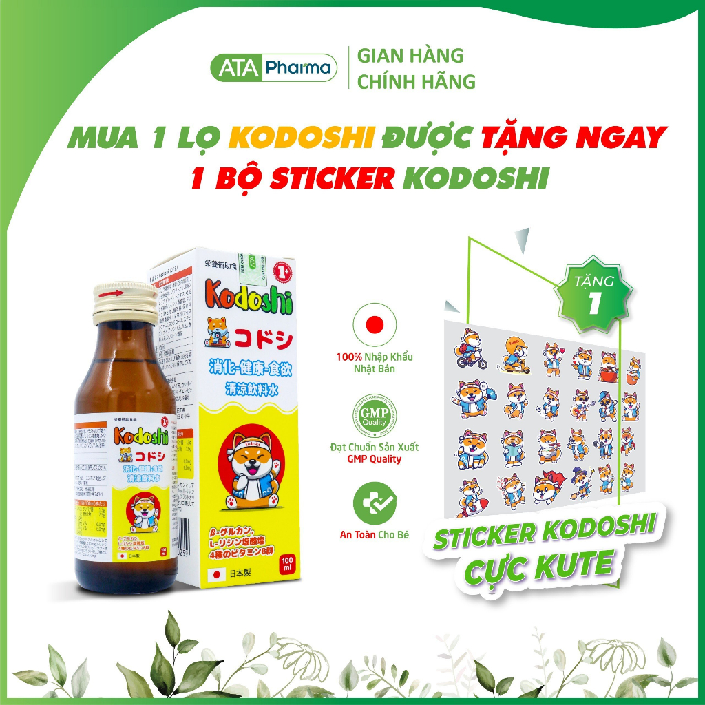 Combo Kodoshi tặng 1 bộ sticker