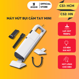 Máy hút bụi cầm tay mini Jiashi sạch bụi giường, lông thú cưng, ô tô không dây dùng cho cá nhân, gia đình MHB02