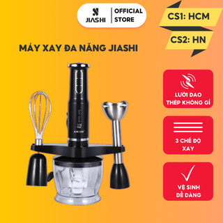 Máy xay cầm tay JIASHI, xay sinh tố, thịt, thực phẩm 600W - 3 mức độ xay, hoạt động hết công suất không nóng máy MXT03