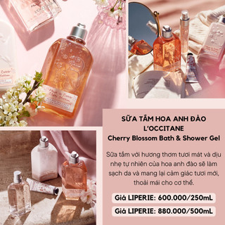 [L'Occitane] Gel tắm hương hoa anh đào L'Occitane Cherry Blossom Bath & Shower Gel